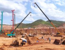 建设集团广西扶绥恒大文化旅游健康养城项目首期桩基础施工